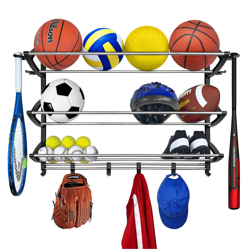 Lynk Wall Mounted Sports Rack & Reviews Wayfair